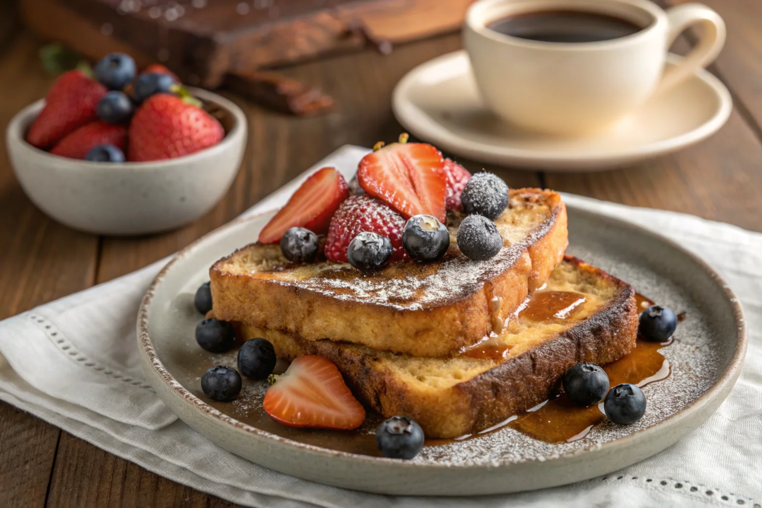 Perfect Cinnamon French Toast Recipe on a Plate